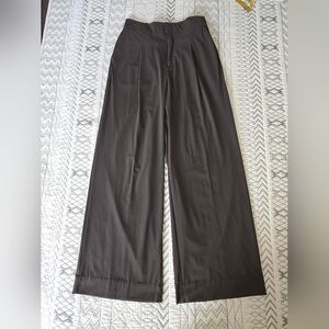 Athleta Pinnacle Highrise Wide-Leg Pants Truffle 8 Tall